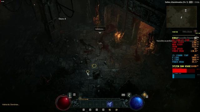 Diablo 4 RX 5700XT 8GB - i5 13600K 5.1GHz смотреть онлайн