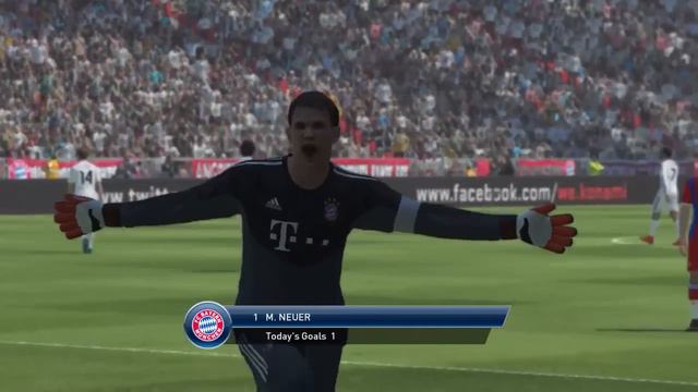 Neuer scores on Winning Eleven 2015 Demo (PES 2015) смотреть онлайн