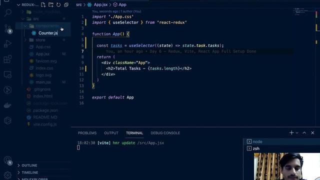 #7 Redux Beginner to Advanced - Redux useSelector - Get Datas From Redux Store to React Component смотреть онлайн