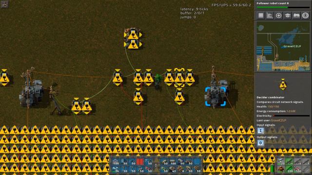Factorio text with lamps смотреть онлайн