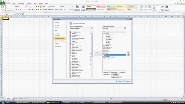 How to enabled the developer tab in excel 2010 смотреть онлайн