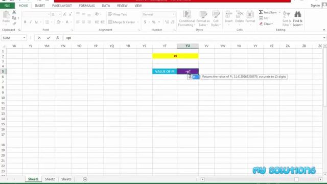 EXCEL 2013 Tutorial 77 in HINDI - PI смотреть онлайн