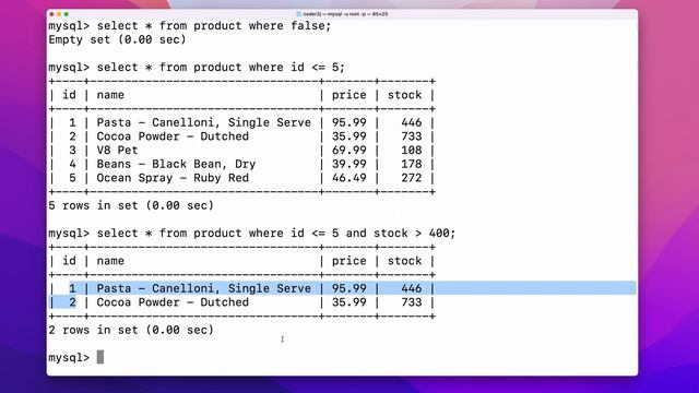 MySQL SELECT WHERE IN Between And LIKE LIMIT Filter Rows | SQL Tutorial For Beginners (MySQL) смотреть онлайн