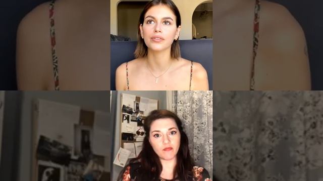 Kaia Gerber live chat смотреть онлайн