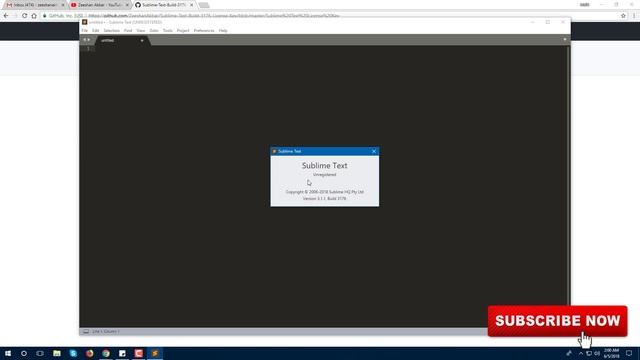 Sublime Text 3 Build 3176 License Key (100% Work) - Tutorial #1 смотреть онлайн