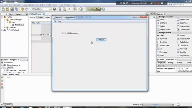 Java Swing Netbeans IDE GUI Tutorial - 5 - How To Use JButton or Button - Hindi смотреть онлайн