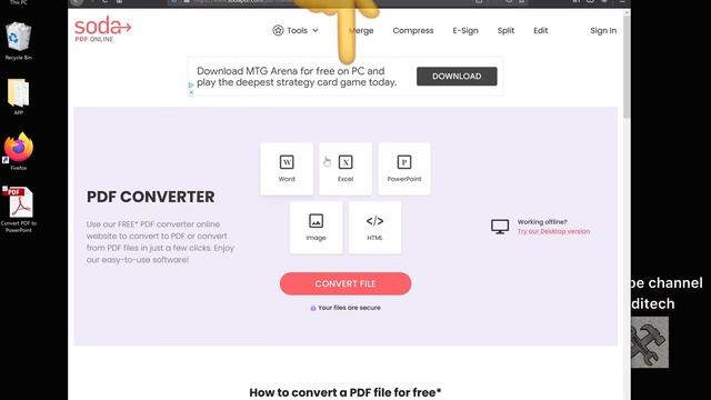 How To Convert PDF To PowerPoint (PPT) Online For Free смотреть онлайн
