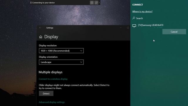 WINDOWS 10 | Wireless Display Sharing Tutorial | MIRACAST смотреть онлайн