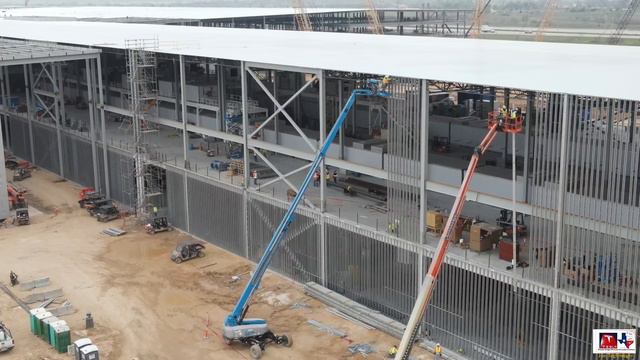 Tesla Gigafactory Texas 30 March 2021 Cyber Truck & Model Y Factory Construction Update (10:00AM) смотреть онлайн