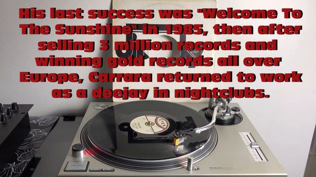 Carrara - Disco King (Italo-Disco 1983) (Extended Version) AUDIO HQ - FULL HD