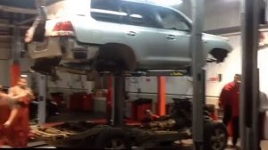 LC 200 снятие кузова.