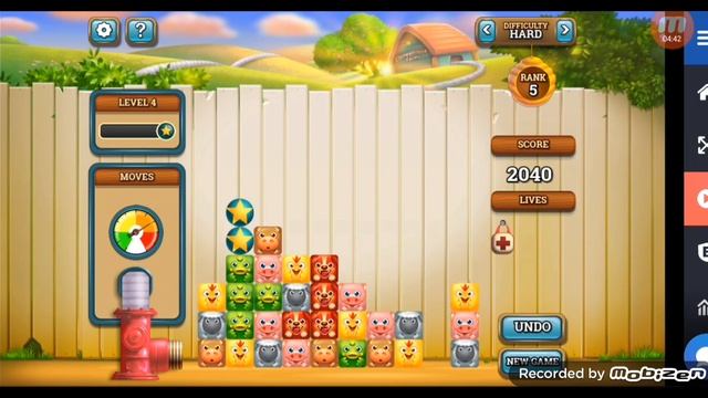 Winning a game on hard difficulty in Stack'em HD смотреть онлайн