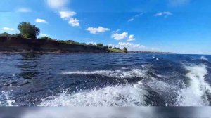 Прогресс- 4. Лодочный мотор Ямаха Yamaha 40 VEOS. Прогулка по воде.