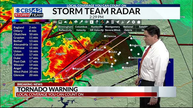 West Blocton/Eagle Point/Ohatchee Supercell 2 | 3/25/2021 смотреть онлайн