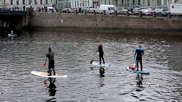 SUP- серфинг в Санкт-Петербурге смотреть онлайн