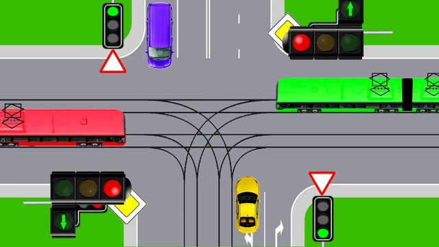 Кто проедет этот перекресток первым? смотреть онлайн