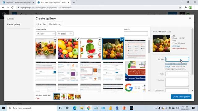 How to Add an Image Gallery in WordPress Website? WP Expert WordPress Part-018 смотреть онлайн