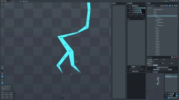 Spine 2D how to animate Lightning Bolt | Electric Ray