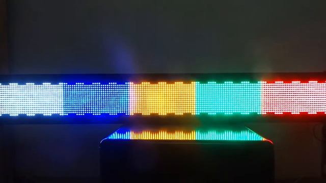 Образец светодиодной бегущей строки, 5 цветов смотреть онлайн