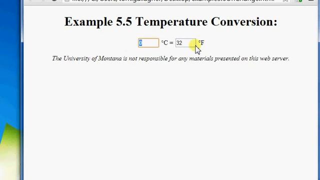 CSCI 105 5.6 Onchange Event смотреть онлайн