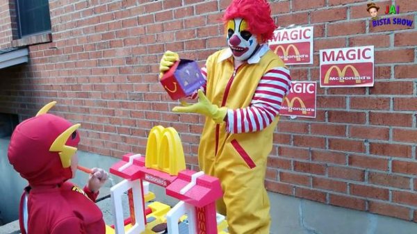 Magic McDonalds with Ronald McDonald || Magic Mcdonalds Happy Meal Kids play