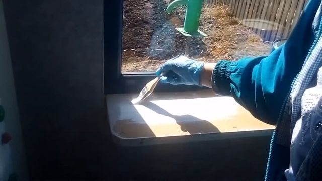 Покраска окон/Привезли пиломатериал