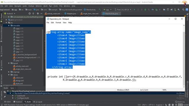 Android tutorial (2020) - 57 - Delete & Add to Wishlist in RecyclerView using Floating Context Men смотреть онлайн