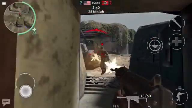 Call of duty ww2 iOS version gameplay смотреть онлайн