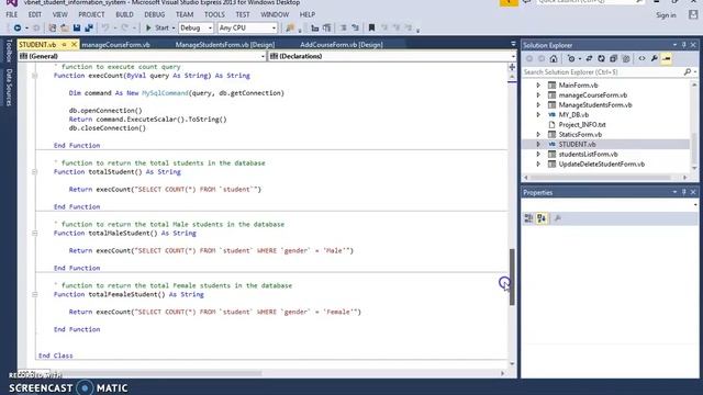 VB.NET - Student Information System Project In VB.Net And MySQL Database [With Source Code] Part 64 смотреть онлайн