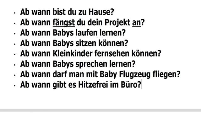 Немецкий язык по плейлистам с нуля. Урок 91. #ab_wann смотреть онлайн