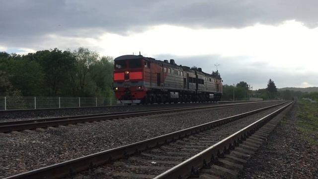 Сцепка! 2ТЭ10У перегон Арбеково смотреть онлайн