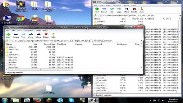 Minecraft Forge and Optifine Installation 1.6.4 an