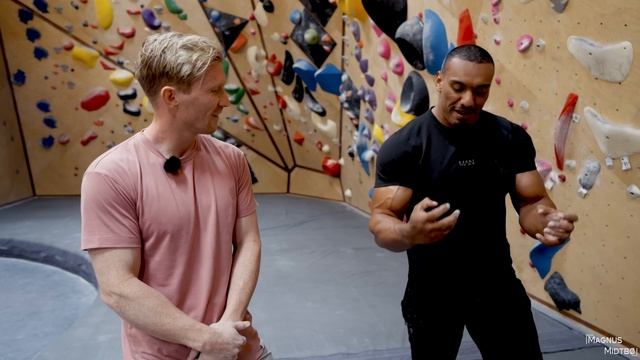 The world's strongest powerlifter tries climbing // Larry Wheels смотреть онлайн