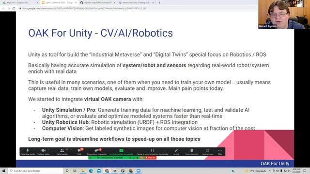 What's New With the OpenCV AI Kit Plugin for Unity w/ Gerard Espona - Weekly Ep #43 - 02/03/22 смотреть онлайн