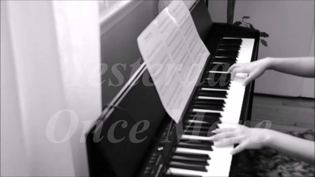 Yesterday Once More - The Carpenters - Piano Cover смотреть онлайн