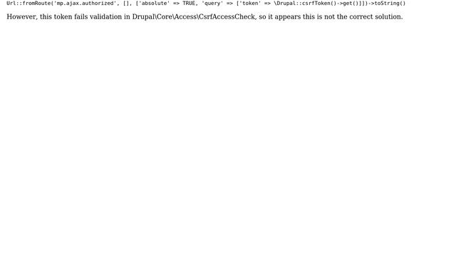Drupal: Generating URL with CSRF token (2 Solutions!!) смотреть онлайн