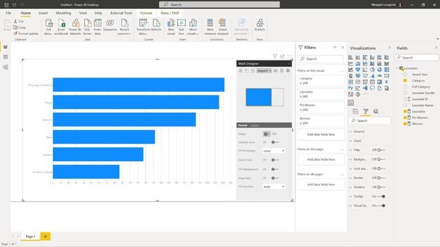 #WOW2021 Week 24 | Power BI | Nobel Laureates Isotype Chart смотреть онлайн