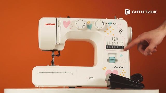 Обзор швейной машины Janome JQ 2515S | Ситилинк смотреть онлайн