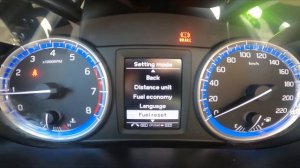 How to Change System Language via Speedometer Display in Suzuki SX4 II ( 2013 – 2021 )