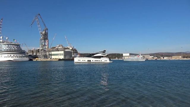 4K | Hybrid Powered Yacht ADLER SUPREMA | First in it´s class | Arrived at Monfalcone / Italy смотреть онлайн