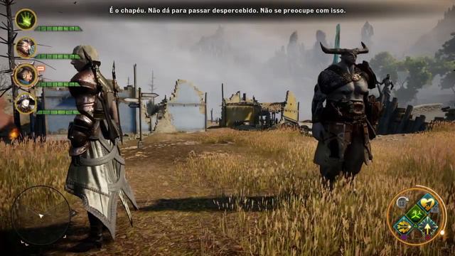 Dragon Age™: Inquisition - Cole asks Varric about his hat смотреть онлайн