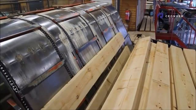 Линия сортировки пиломатериала Braun Canali производство Германия смотреть онлайн