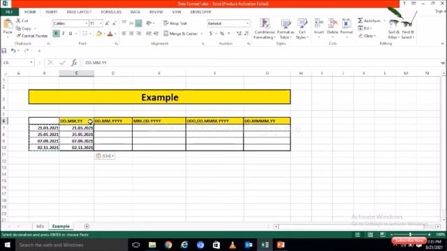 How to Customize Date in Excel | Custom Date Format - Marathi Version смотреть онлайн