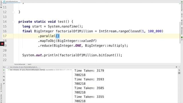 How do I find the factorial of a large number using java? смотреть онлайн