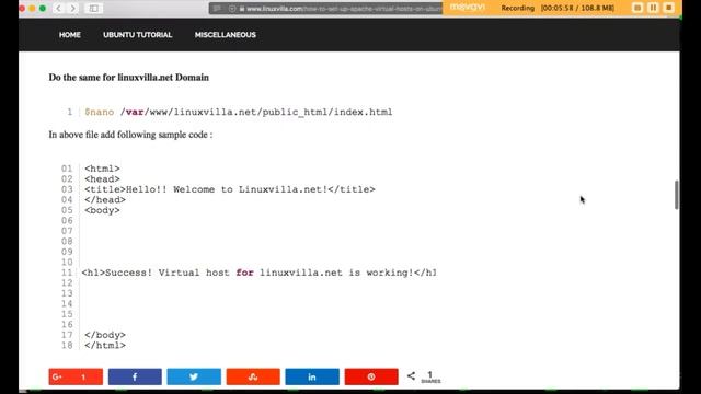 How to Set Up & Create Apache Virtual Hosts on Ubuntu 16.04 VPS смотреть онлайн