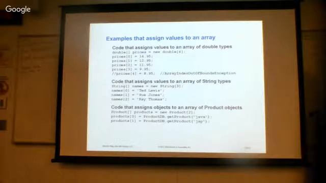 ITC 115 OOP with Java 2/8/17 Lab and [Arrays] смотреть онлайн