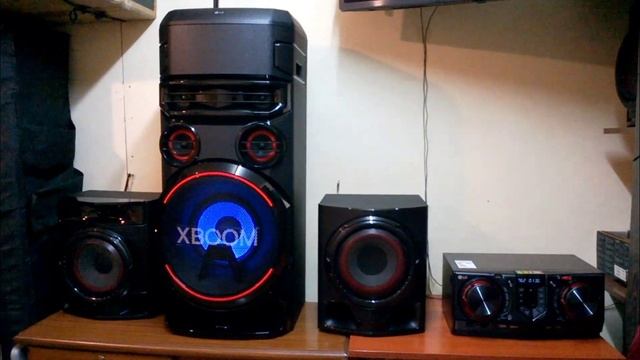 LG X-Boom CJ45 vs LG X-Boom RN7 смотреть онлайн