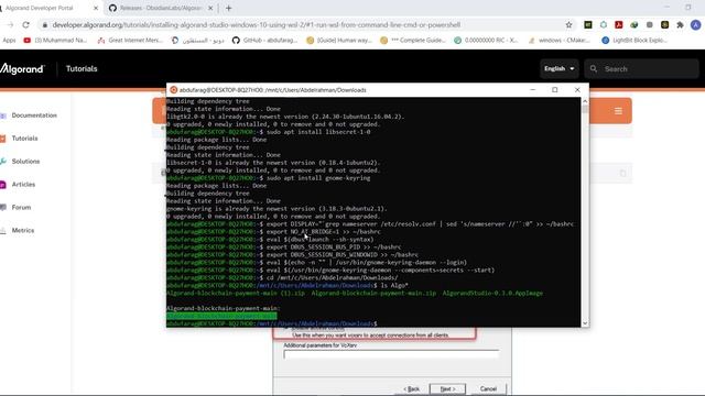Installing Algorand Studio on Windows 10 using WSL 2 смотреть онлайн