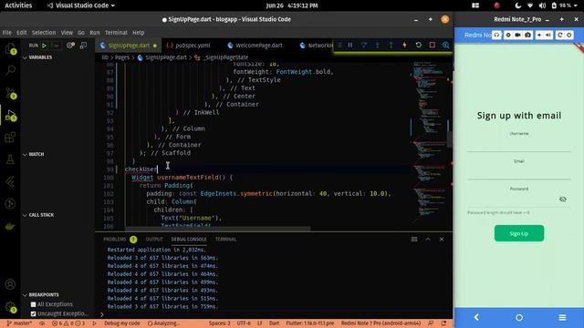 Flutter: Rest API endpoint Creation for Checking the Unique Username and connect it with blog app-1 смотреть онлайн