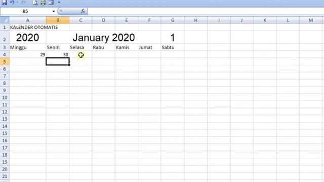 CARA MEMBUAT KALENDER DI EXCEL SENDIRI OTOMATIS смотреть онлайн